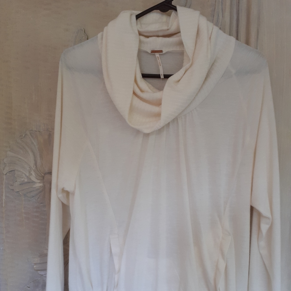 Poof! cowl neck sweater